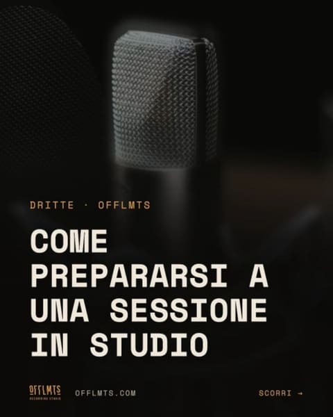 Foto dallo studio